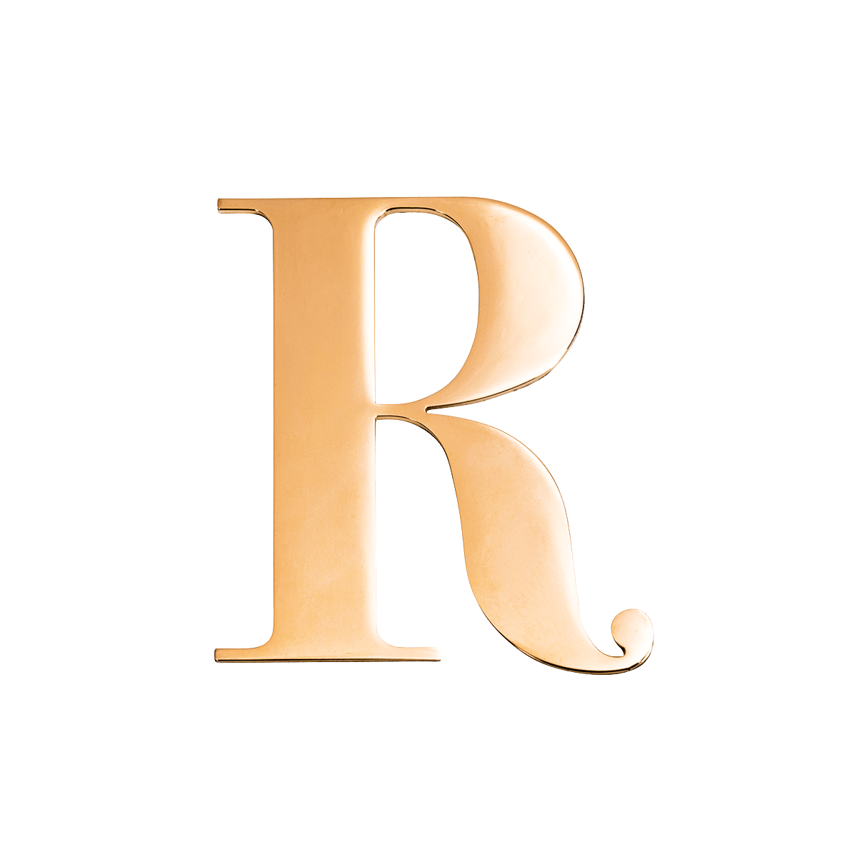 Large Metal Letters - Gold