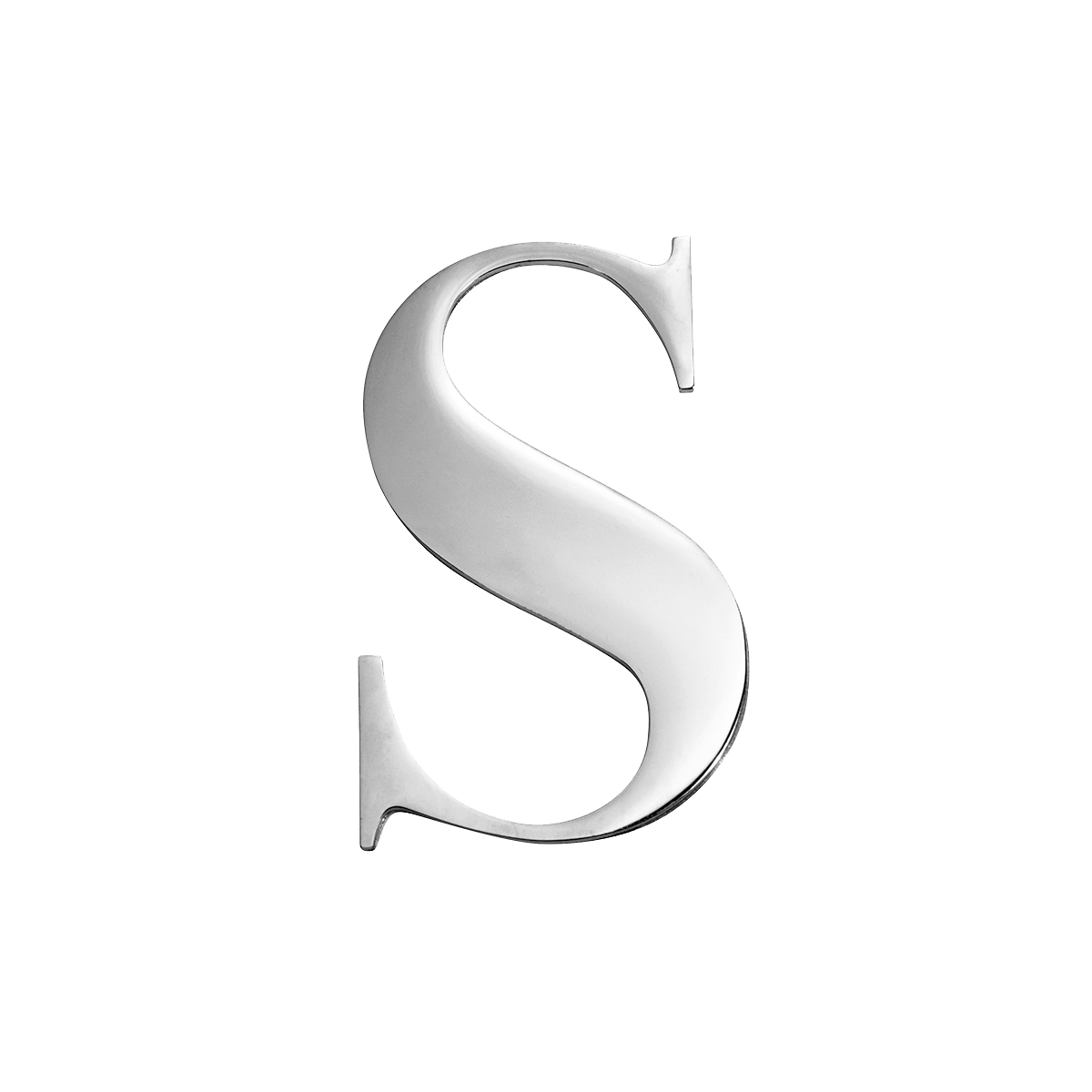 Custom Figaro Icon - Initial (Silver)