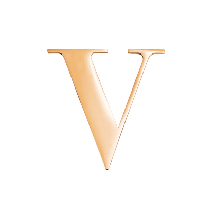 Large Metal Letters - Gold