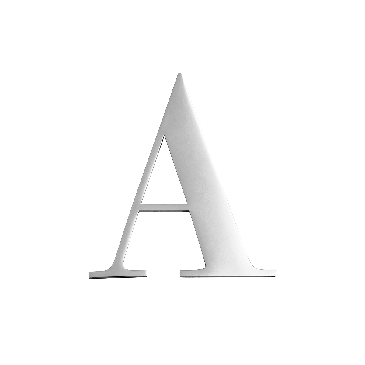 Large Metal Letters - Silver