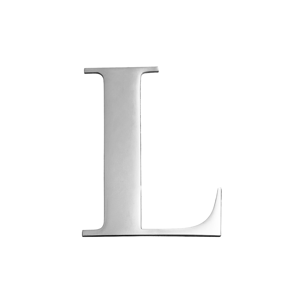 Large Metal Letters - Silver