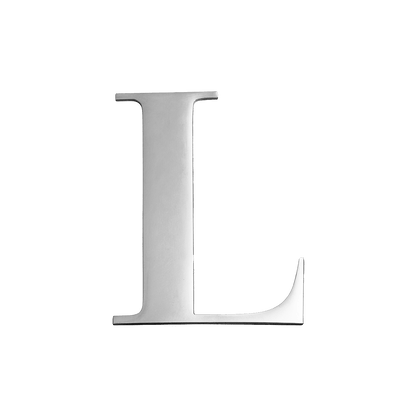 Large Metal Letters - Silver
