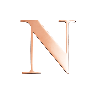 Large Metal Letters - Silver