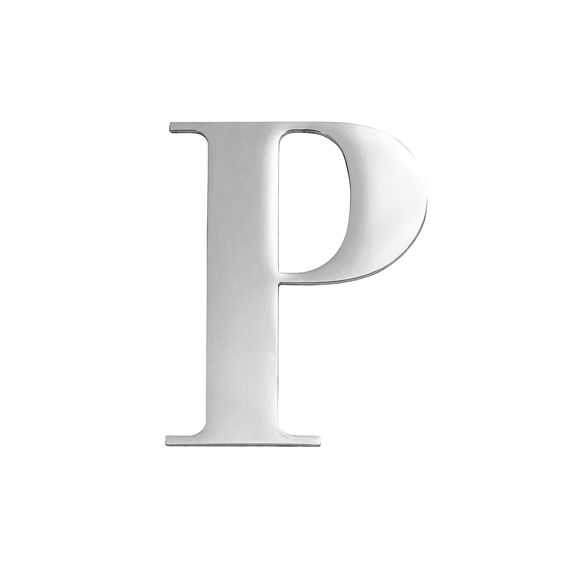 Large Metal Letters - Silver