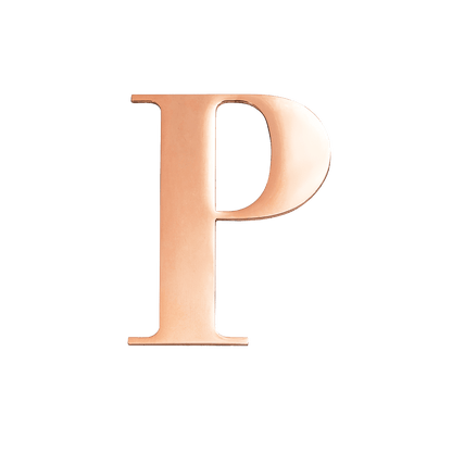 Letter Ring (Rose Gold)
