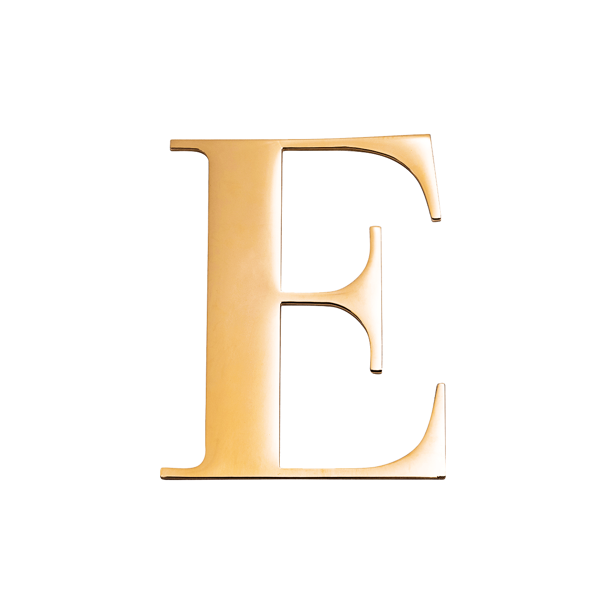 Metal Key Ring Letter (Gold)