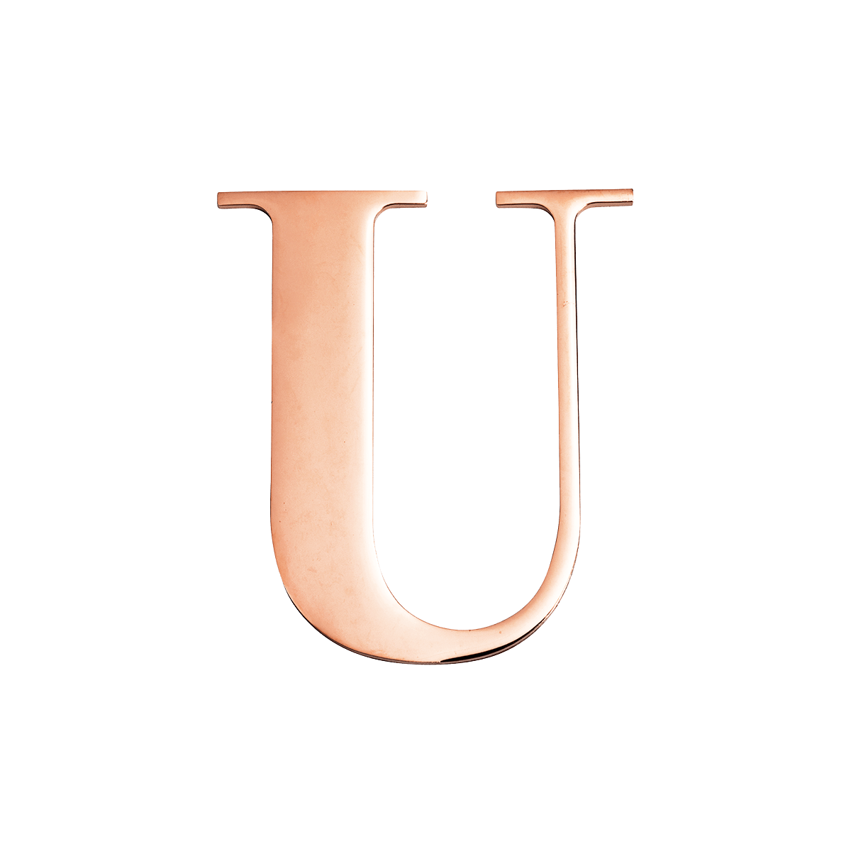 Rose Gold Small Metal Letter