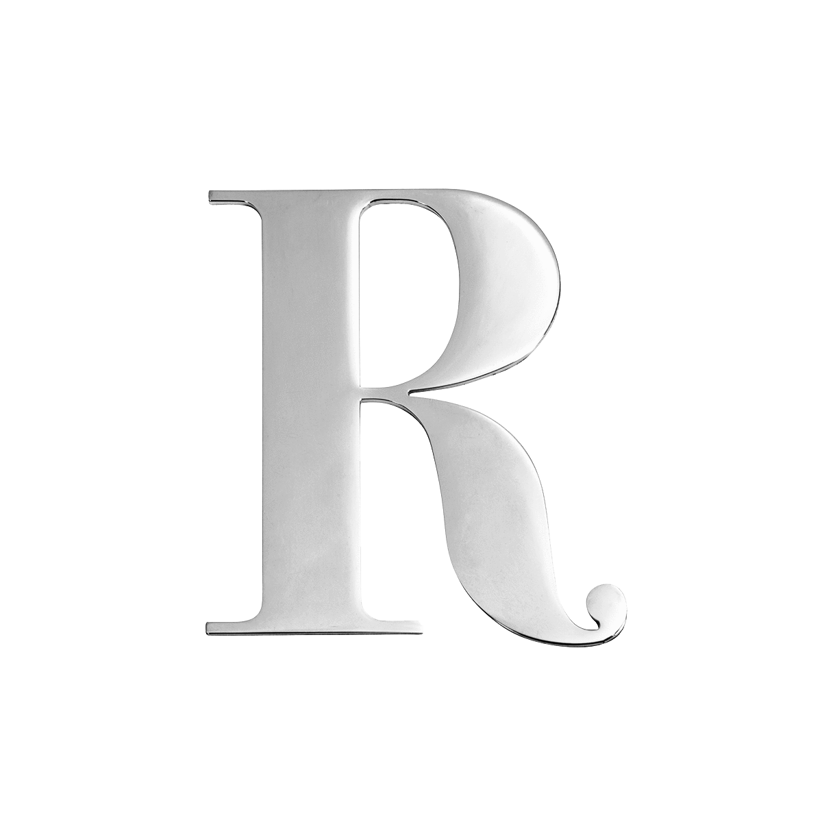 Silver Small Metal Letter