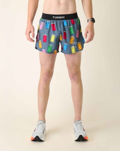Men's Porta Potty 4" Half Split Shorts