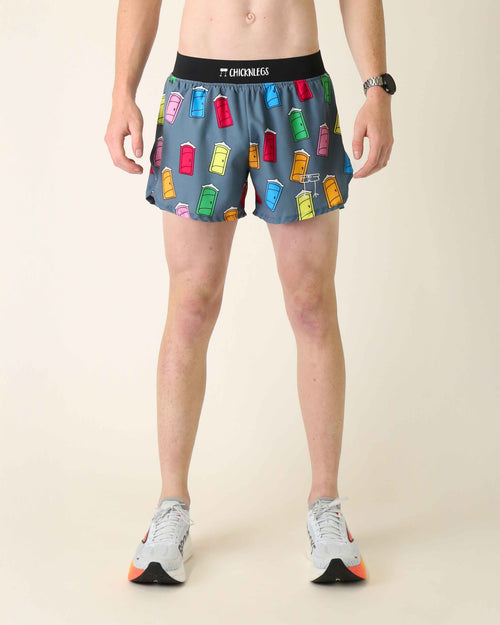 Men's Porta Potty 4" Half Split Shorts