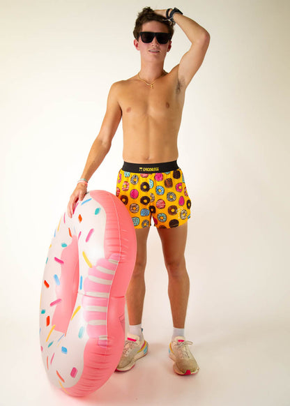 Men's Salty Donuts 4" Half Split Shorts