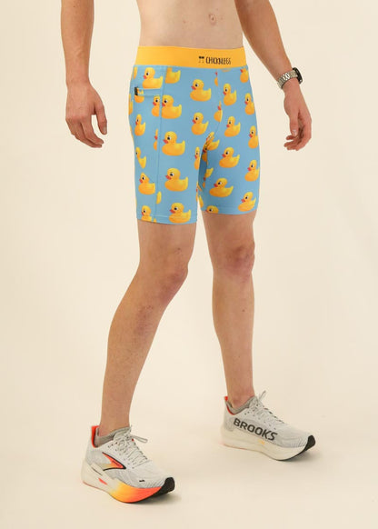 Men's Rubber Ducky 8" Half Tights