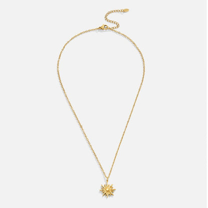 Golden Sunburst Necklace
