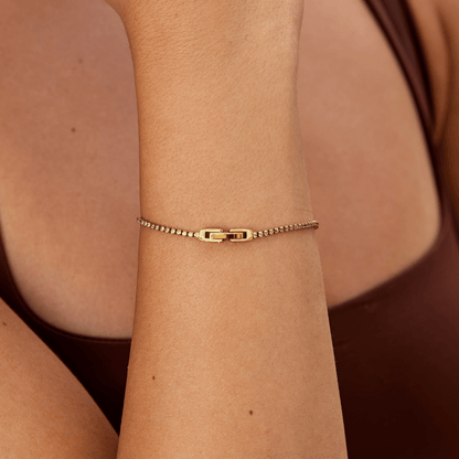 Keana Peridot Crystal Bracelet
