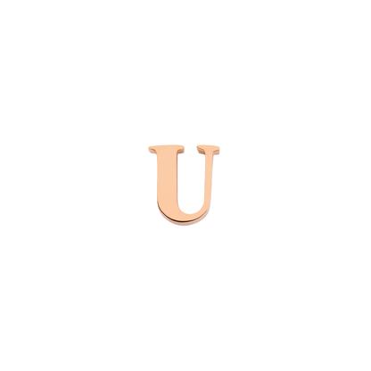Made Mine Charms - Didot Initial Charm (Rose Gold)