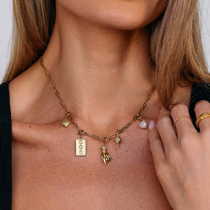 Victoria Gold Hand Charm